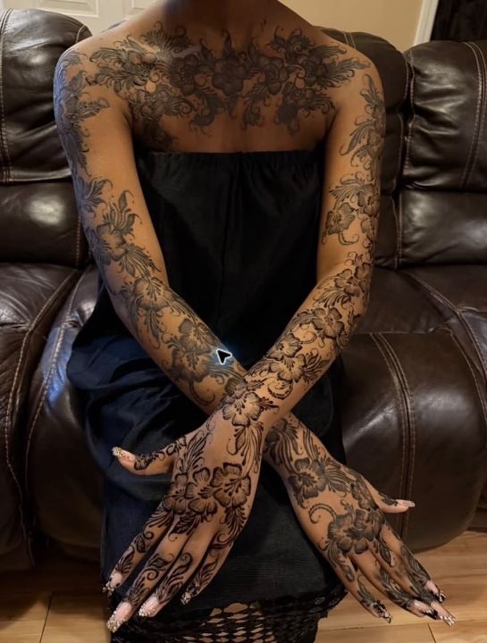 Naqshadda henna aroos ee gacmaha